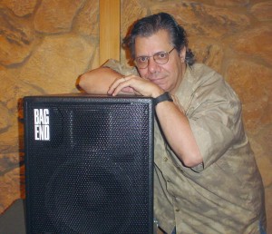 Chick Corea with his Bag End Speaker