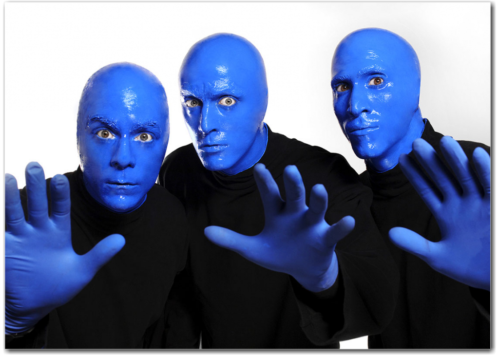 Bag End and Blue Man Group