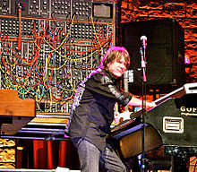 Keith Emerson at Moogfest with his Bag End Speakers