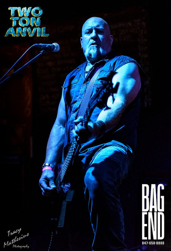 Glenn Christon Two Ton Anvil Bassist, Bag End bass subwoofers